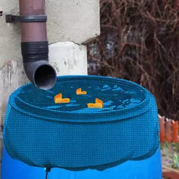 Сетчатая крышка для дождевых бочек, ведер для воды, защитная крышка резервуара для воды