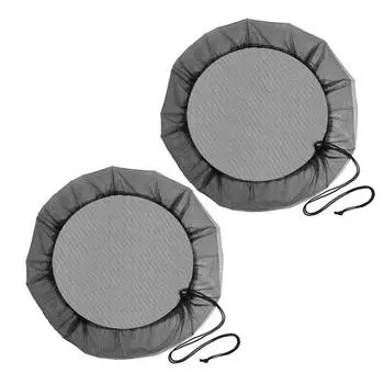 Сетчатая крышка, затягивающаяся шнурком, защитное приспособление для сбора воды, предотвращающее попадание мусора и листьев 2pcs