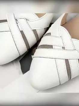 Сетчатая обувь, женская обувь из натуральной кожи, женская обувь большого размера, ажурная противоскользящая женская обувь 35 чёрный