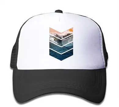 Сетчатая шляпа дальнобойщика Sunrise Surfer для мальчиков, детская бейсболка Snapback для малышей, защита от солнца, дышащие уличные кепки One Size