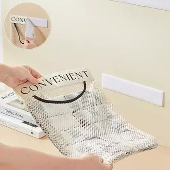 Сетчатая сумка, аксессуары для домашнего кабинета, сумка для хранения, настенная сумка-органайзер для фруктов