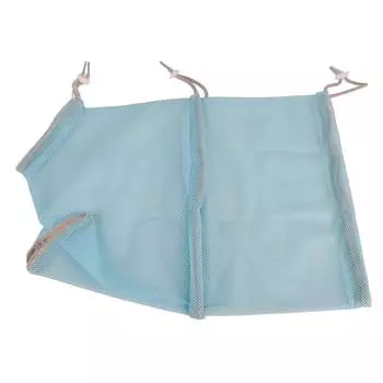 Сетчатая сумка для купания кошек, мытья домашних животных, стрижки ногтей, чистки ушей (Голубое небо)