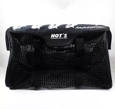 Сетчатая сумка Hots, сверхпрочный ПВХ, 36 x 21 x 21 см, размер L, черный (0150) L чёрный