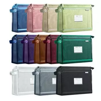 Сетчатая сумка на молнии, прозрачная двухслойная сумка для документов, утолщенная сумка для хранения данных большой емкости, школьные канцелярские принадлежности бежевый