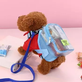 Сетчатая сумка-переноска для собак, синий рюкзак для путешествий для собак, сетчатый рюкзак для кошек, рюкзак для щенков, уличный рюкзак чёрный