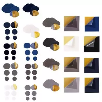 Сетчатая заплатка для ремонта дырок в обуви, вставная наклейка для предотвращения дырок в носке/пятке, простой в использовании 4 разноцветный