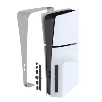 Сетчатая защитная сетка для PS5 Slim с силиконовыми пылевыми заглушками, средняя полоса, крышка радиатора, игровые аксессуары