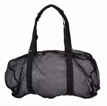 СЕТЧАТАЯ МЕШОЧКА ДЛЯ ПЛАВАНИЯ С МАСКОЙ И ТРУБКОЙ GULL 2-секционная сумка GB-7082 (Сноркелинг 2) чёрный