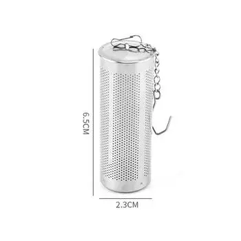 Сетчатое сито для чайных шариков с цепным крючком 65 мм для травяных чаев со специями S