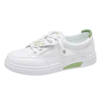 Сетчатые белые туфли для женщин 2024 весна осень новые дизайнерские дышащие кроссовки женские модные повседневные туфли Zapatos De Mujer 35