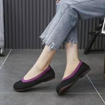 Сетчатые дышащие плоские черные женские туфли Off White Slip on Spring Walking Offer Casual High Quality Cheap Women Shoes Sale AH 35