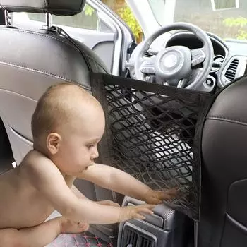 Сетчатые карманы для сидений. Сетчатые карманы для хранения. Сетка для хранения между стульями. чёрный