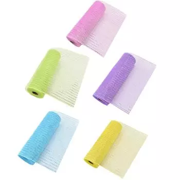 Сетчатые ленты в рулонах, ручная работа, пастель, своими руками, изготовление декоративных венков, металлическая фольга для свадьбы, рождественские банты, гирлянды, поделки, гирлянды жёлтый