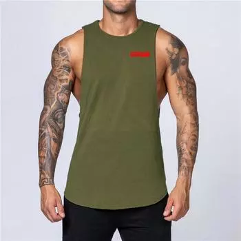 Сетчатые майки для фитнеса и тренировок, Мужская майка, жилет, спортивная одежда без рукавов, майка для спортзала, стрингер, одежда для бодибилдинга M чёрный