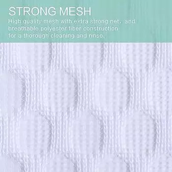 Сетчатые мешки для стирки из 3 штук для стиральной машины — идеально подходят для деликатных вещей, нижнего белья, бюстгальтеров и обуви — прочные, дышащие мешки для стирки на молнии