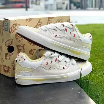 Сетчатые плоские белые туфли женские летние новые туфли в горошек женские студенческие корейские версии универсальные повседневные дышащие спортивные туфли 35