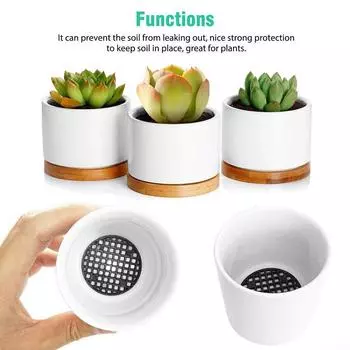 Сетчатые подушечки 2,5–18 см, черные, дышащие, высококачественные 2.5cm