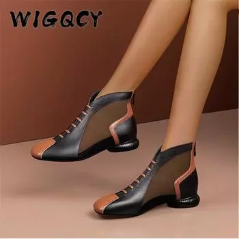 Сетчатые сандалии, женские летние женские туфли на низком каблуке, гладиаторы, женские сандалии с молнией сзади и квадратным носком, повседневная дышащая женская обувь 35 чёрный