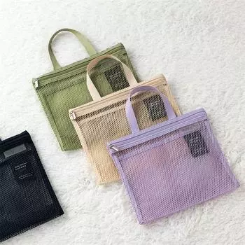Сетчатые сумки для хранения туалетных принадлежностей для макияжа, сумки, портативные дорожные средства для мытья тела, душа, органайзер, подвесной косметический органайзер, сумка зелёный