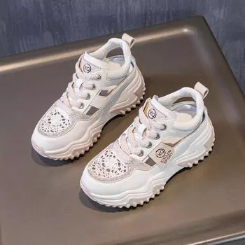 Сетчатые женские кроссовки, увеличивающие рост, дышащие, женские повседневные туфли, летняя новая женская обувь, универсальные, Zapatillas Informales 35