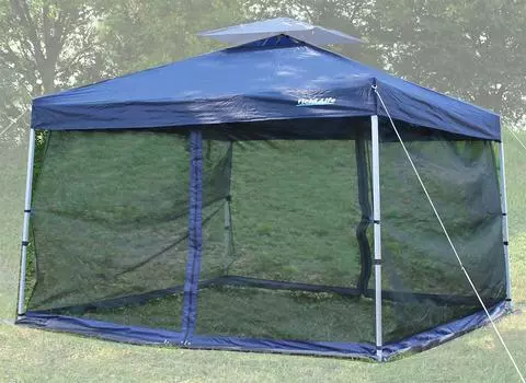 Сетчатый экран для палатки Field to Summit Mesh для палатки размера 300, сетка 300MS, простой вариант палатки, можно открывать и закрывать [только от комаров] тёмно-синий