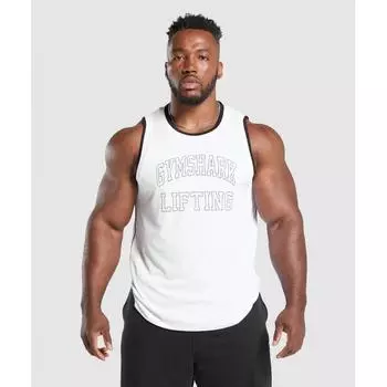 Сетчатый бак Gymshark белый A6a2m Wb57 S