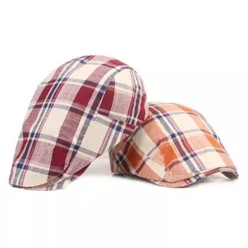 Сетчатый берет Ms. Шляпа с утиным язычком Весенняя и летняя шляпа от солнца Литературная молодежная шляпа Мужская и женская шляпа Forward M56-58cm красный