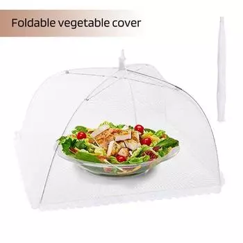 Сетчатый чехол для еды, дышащий, моющийся стол, палатка для еды, сетчатый экран для кемпинга, пикника, складная палатка для еды, сетка для зонтика S