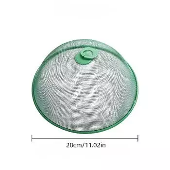 Сетчатый чехол для еды Защитная крышка для блюда круглой формы Бытовой держатель для демонстрации овощей и фруктов для защиты от насекомых для улицы