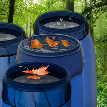 Сетчатый чехол Конструкция на шнурке Легкий вес Широкий спектр применения Устойчивость к разрыву Сохранение чистоты Нейлоновая бочка для дождя Крышка фильтра Товары для сада M