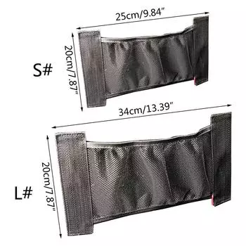 Сетчатый держатель для багажной сетки, карман для хранения в багажнике автомобиля, внедорожника, эластичный карман для багажной сетки, настенная наклейка, органайзер, сумка для хранения S