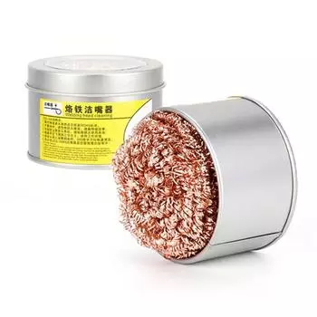 Сетчатый фильтр Очиститель жала паяльника Очиститель насадки Демонтажный паяльник Паяльник Инструмент для пайки Cleaning Ball