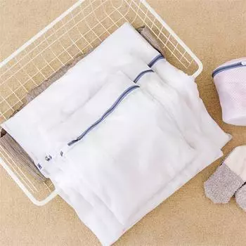 Сетчатый мешок для белья на молнии, мешки для стирки из полиэстера, корзина для белья с крупной сеткой, мешки для белья для стиральных машин, сетчатый мешок для бюстгальтера