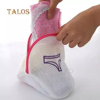 Сетчатый мешок для стирки белья на молнии, складной бюстгальтер, носки, нижнее белье, стирка, хранение, принадлежности для ванной комнаты For Socks