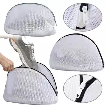 Сетчатый мешок для стирки, сумка для обуви, сумка для стиральной машины с молниями, дорожные сумки для хранения обуви, защитный ящик для хранения одежды, сумки-органайзер