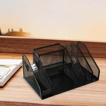Сетчатый органайзер для офиса с 7 отделениями Tidy Caddy Pen Holder Multifunctional
