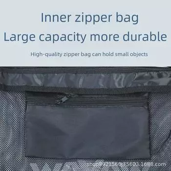 Сетчатый рюкзак через плечо для баскетбола, волейбола и футбола - тренировочная сумка на одно плечо для детей и студентов Universal for Sizes 3/4/5/6/7 чёрный