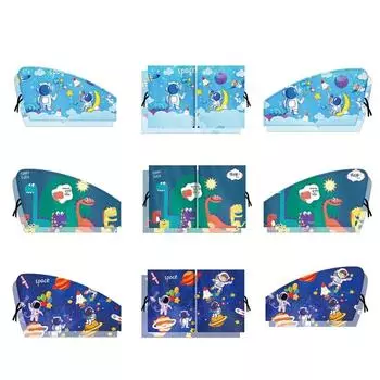 Сетчатый солнцезащитный козырек для автомобиля, дышащий, спереди и сзади, для окон, блокирует УФ-излучение, подходит для большинства автомобилей