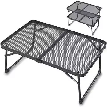 Сетчатый стол KAMUI Field Ground Rack, легкий, складной, компактный, штабелируемый, идеально подходит для кемпинга, пикника на открытом воздухе и т. д.