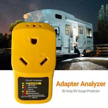 Сетевой адаптер, 30 усилителей проводимости, огнестойкий, устойчивый к разрыву сетевой фильтр для автофургона