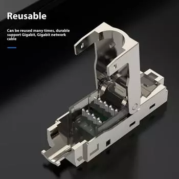 Сетевой разъем RJ45, универсальный, простая сборка, высокоскоростная передача данных по локальной сети, аксессуары для сетевых разъемов A