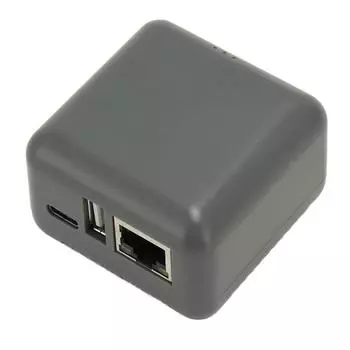 Сетевой USB 2.0 принтер-сервер RJ45 сетевой порт многопользовательский сетевой адаптер сервера печати для EU Plug