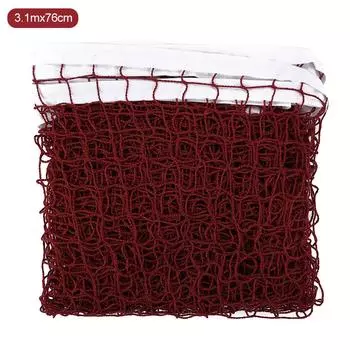 Сетка для бадминтона, легкая установка, спортивная сетка для бадминтона, тенниса, волейбола (3,1мx76см)