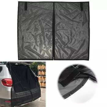 Сетка для багажника автомобиля, магнитная, закрывается на молнию, сетка для кемпинга, сетка от насекомых для внедорожника, палатка, аксессуары для кемпинга 0-115cm