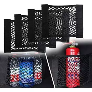 Сетка для багажника автомобиля Сетка для багажа автомобиля Универсальная сетка для багажника Защитная сетка Эластичная сетка для хранения багажника с застежкой-липучкой Для автомобиля / внедорожника Изготовлен из нейлона Упаковка из нейлона 20x15x2cm