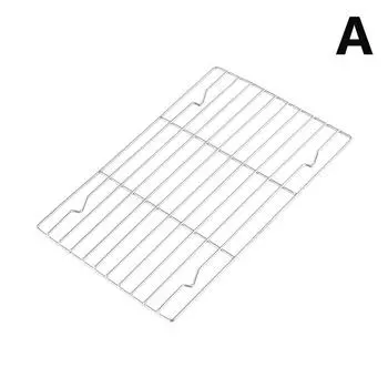 Сетка для барбекю на открытом воздухе Паровая стойка для кемпинга из нержавеющей стали Сковорода для барбекю Сушильная камера для мяса Антипригарный гриль A