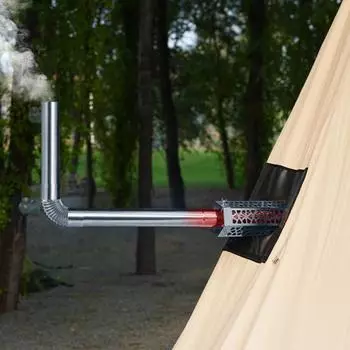 Сетка для дымоходов из нержавеющей стали, противоожоговая сетка для кемпинга, сетка для палатки повышенной прочности