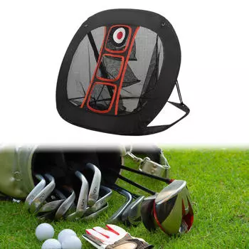 Сетка для гольфа Chipping Net Training для помещений и улицы Простая установка Складной аксессуар для