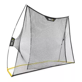 Сетка для гольфа SKLZ Home Range, черная, с сумкой для переноски, для тренировок на заднем дворе, характеристики возврата мяча, двойная сетка, 3 x м, японский импорт, 815, рама 2.1 [обычная чёрный
