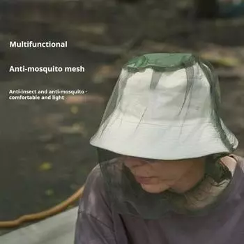 Сетка для головы на открытом воздухе, дышащая, мелкая сетка, защита от летающих животных, эластичная, для мужчин и женщин, для рыбалки, походов, кемпинга, скалолазания, сетка для лица, чехол для головы армия зеленый
